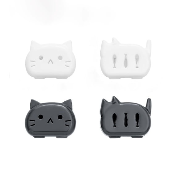 Toothbrush Covers 4 Pack Cat Shaped Protector With Ventilation Holes Portable Travel Caps For Kids Family Home Office And Camping