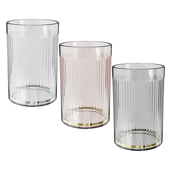 Toothbrush Cup 3 Pcs Mouthwash Glass Bathroom Mug Holder Makeup Container Toothpaste Cups Lovers