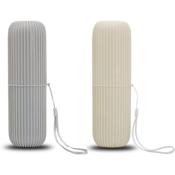 Toothbrush Cup Portable, Kids Women Men Portable Toothbrush Case, Travel Container Toothbrush Holders Gargle Cup Toothbrush Protector Storage Traveling Camping Business Trip