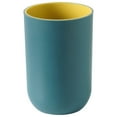 thumbnail image 1 of Toothbrush Cup for Bathroom Organization, Double Layer Minimalist Mouthwash Mug Designed for Couples and Daily Dental Care Hygiene in Matte Finish, 1 of 4