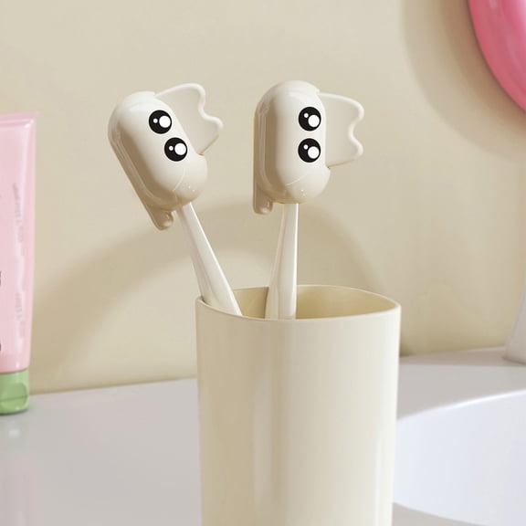 Toothbrush Head Cover Protective Case for Travel and Home – Portable, Cute Plastic Toothbrush Storage Clip for Hygiene and Dirt Protection