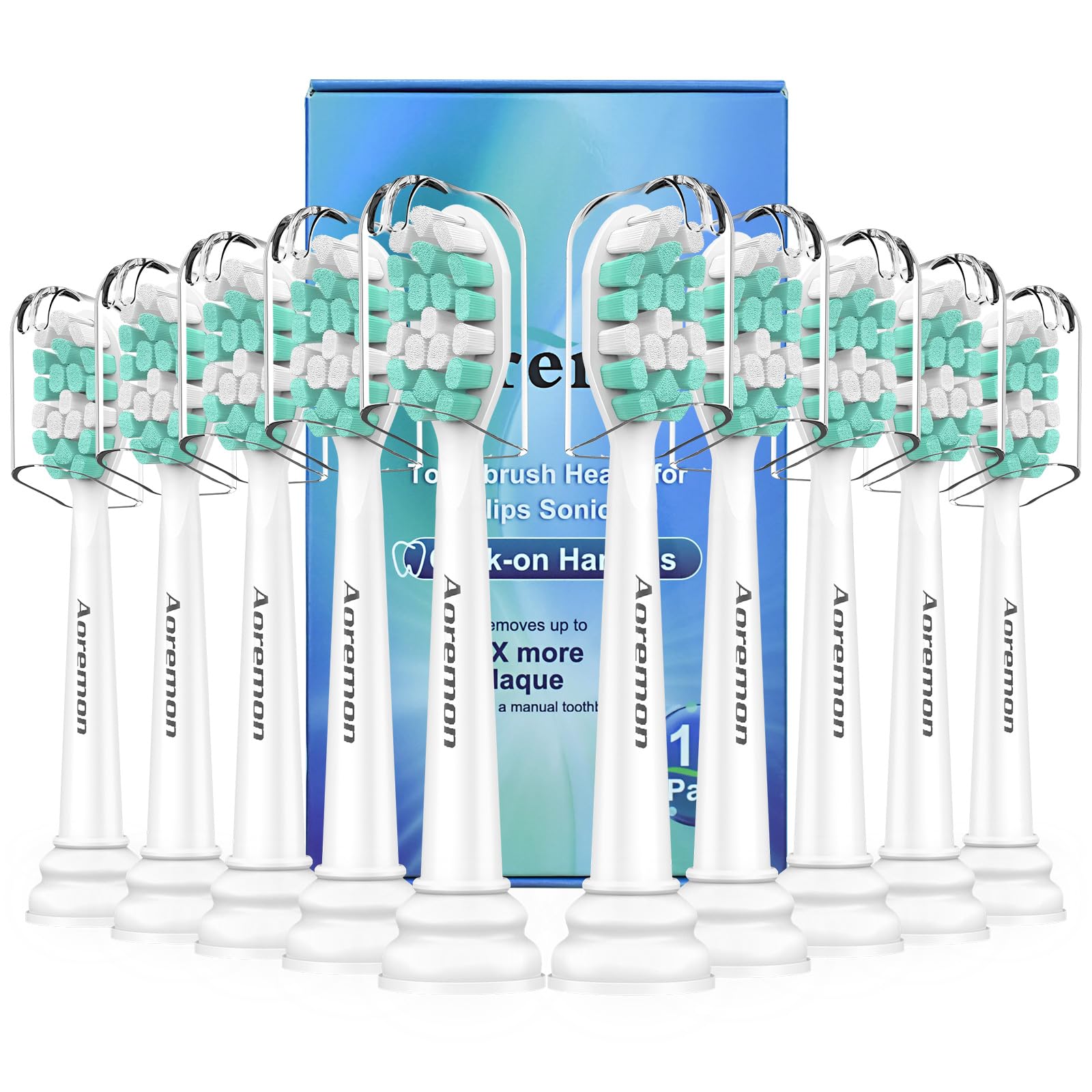 Toothbrush Heads Compatible DU20with Philips Sonicare C2 Replacement