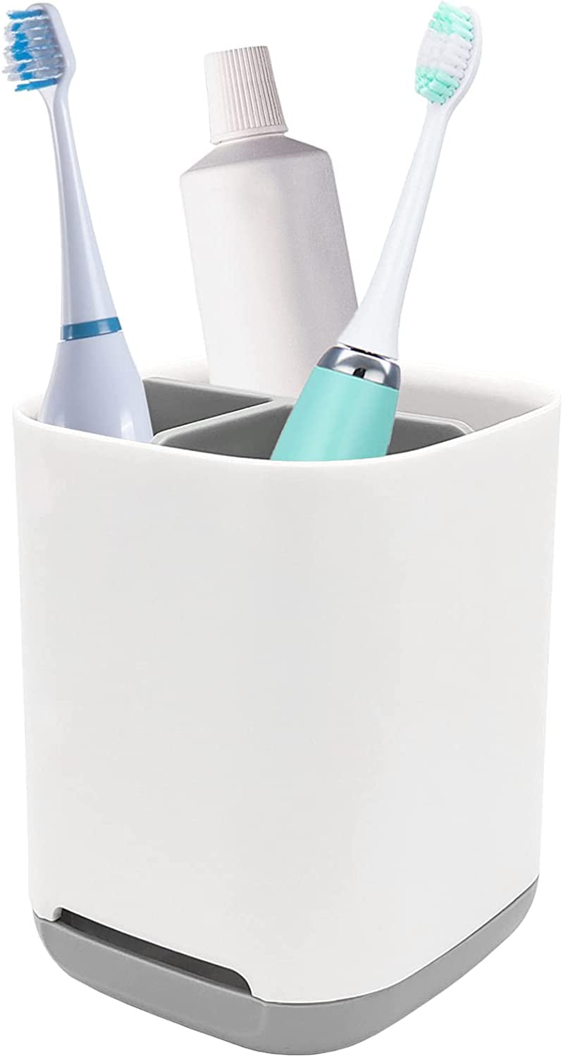 Toothbrush Holder with AntiSlip,Plastic Detachable for Easy Cleaning