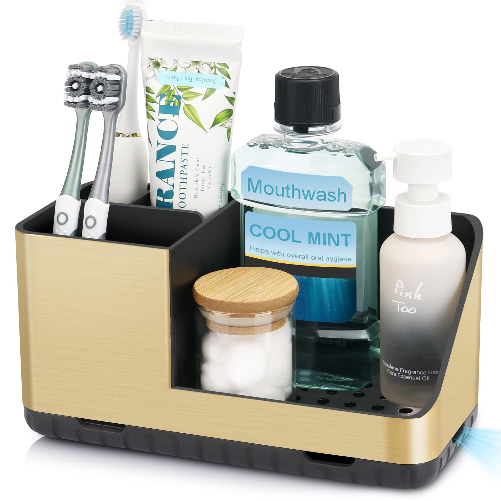 Toothbrush Holder for Bathroom Countertop Organizer, Kids Electric ...