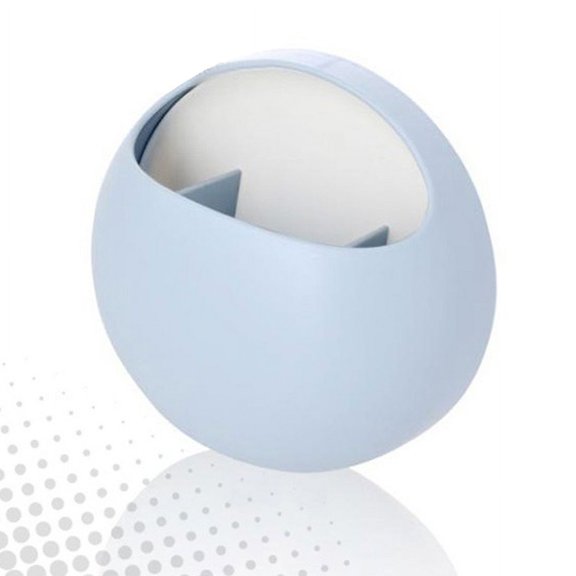 LULULION Bathroom Toothbrush Organizer Waterproof Plastic Semi-circle for Household Users 1Pcs