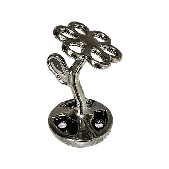 Toothbrush Holder,Bathroom Toothbrush Rack Flower Shaped Ceramic Toothbrush Holder Can Accommodate 6 Standard Brushes