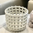 thumbnail image 1 of Toothbrush Holder, Boho Bathroom Cup, Breathable Openwork Makeup Brush Organizer, Modern Lattice Stand for Vanity Countertop, Toothpaste Storage, 1 of 6