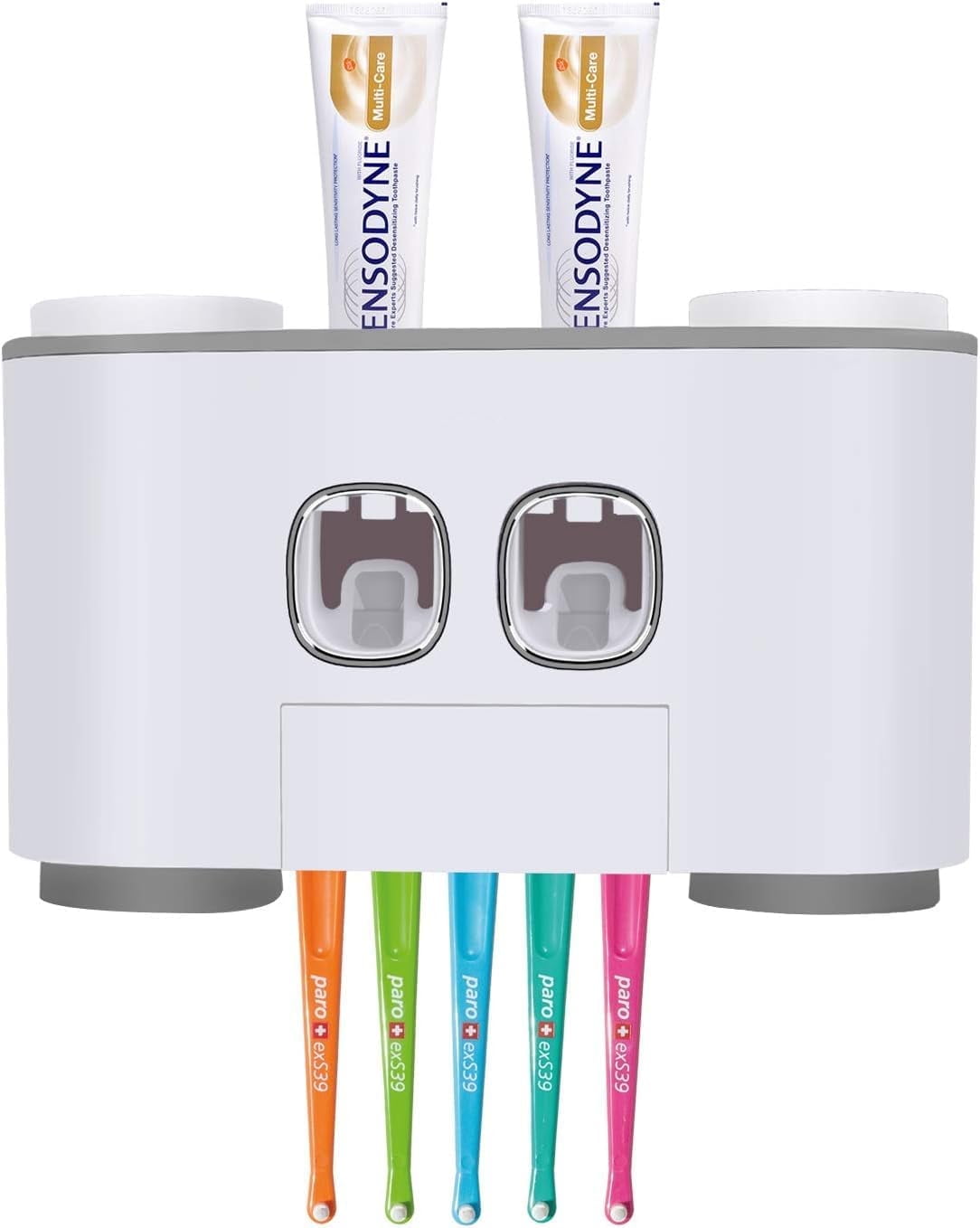 Toothbrush Holder Multifunctional Wall Mounted Toothbrush and ...