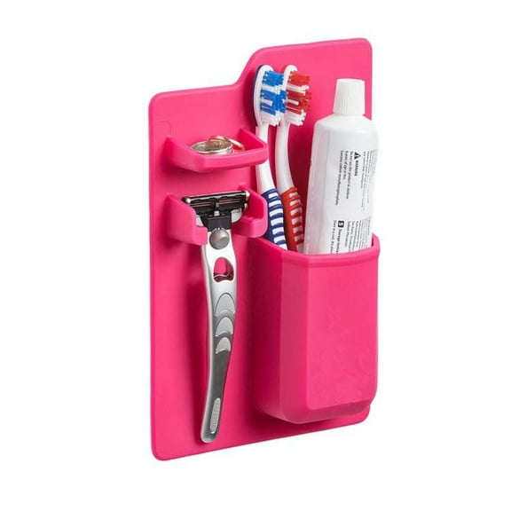 KOOOL Pink Wall Mount Toothbrush Holders