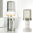 thumbnail image 1 of Toothbrush Holder Organizer with Wash Cup | 3-in-1 Countertop Storage Rack for Bathroom | Food Grade Plastic, Matte Finish, Water Drainage, Travel-Friendly Design, 1 of 10