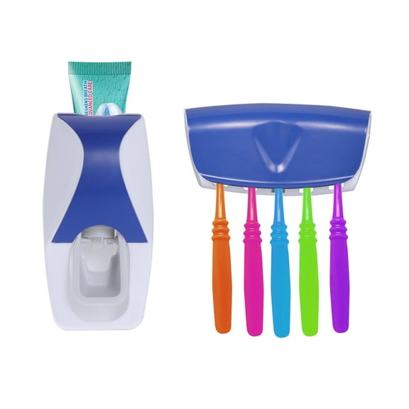 Toothbrush Holder Paste Toothpaste Saver Adult and Children Dispenser Squeezer with