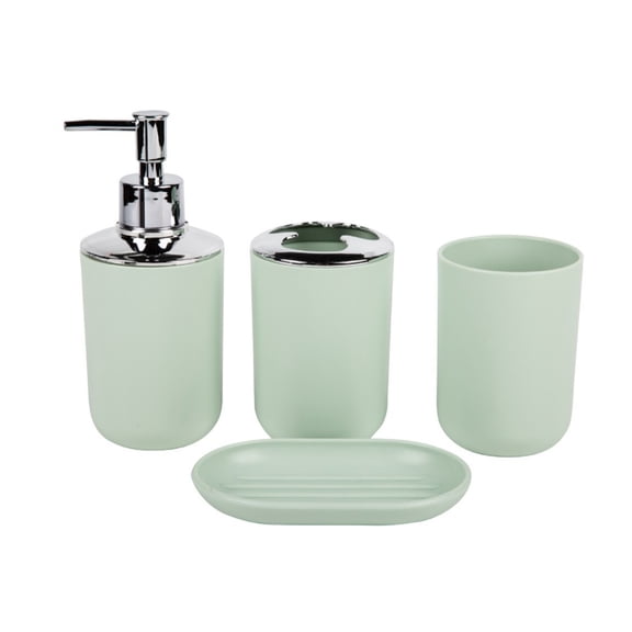 Toothbrush Holder, Soap Dispenser Tray & Countertop Storage