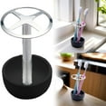 Toothbrush Holder Stand Stainless Divided Toothbrush Storage Rack for