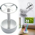 Toothbrush Holder Stand Stainless Divided Toothbrush Storage Rack for
