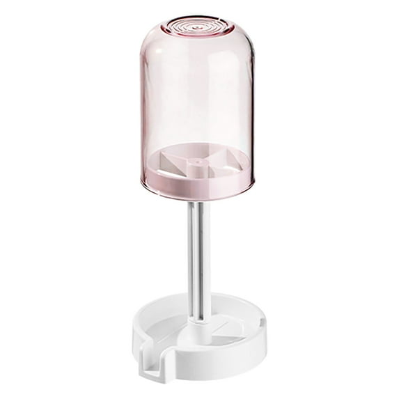 Toothbrush Holder Stand with Cups and Cover for Electric or Manual Toothbrushes, Toothpaste Storage, Bathroom Organizer, Stylish Space-Saving Design