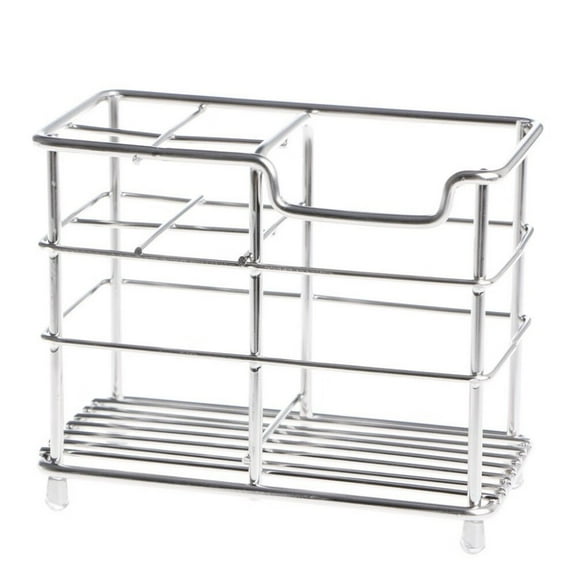Toothbrush Holder Toiletries Toothpaste Storage Rack Stainless Steel Bathroom for Kitchen Household Articles