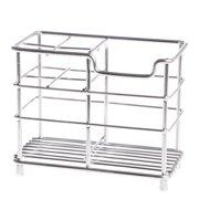 Toothbrush Holder Toiletries Toothpaste Storage Rack Stainless Steel Bathroom for Kitchen Household Articles