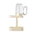 thumbnail image 1 of Toothbrush Holder Toothbrush and Toothpaste Holder Set, Bathroom Countertop Organizer with Cup Rack, Detachable Drainage Base for Electric Toothbrushes, Modern Storage for Bathroom Vanity, 1 of 6
