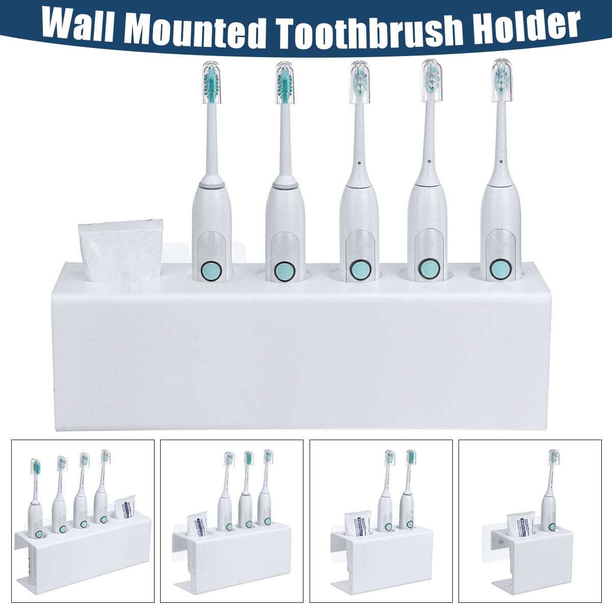 Toothbrush Holder and Toothpaste Holder, Drainage Toothbrushes