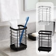 thumbnail image 1 of Toothbrush Holder Toothpaste Organizer, Stainless Steel Wall Mounted Bathroom Storage with Adhesive Hook, Rust-proof Shower Caddy for Vanity Countertop and Kitchen, Topliu, 1 of 8
