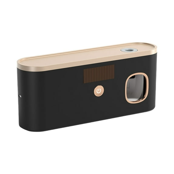 Toothbrush Holders for Bathrooms, UV Toothbrush Sanitizer and Holder Smart Home Bathroom Accessories,Electric Toothbrush Holder Wall Mounted with Toothpaste Dispenser Bathroom Decor