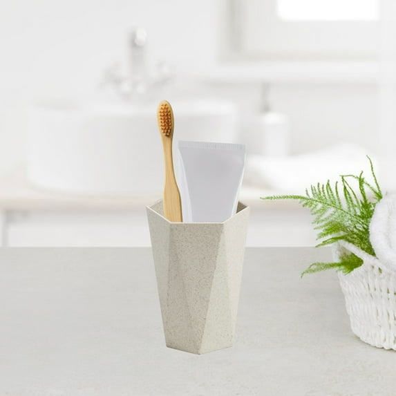 Toothbrush Holders Toothbrush & Mouthwash Cups Geometric Fashion Simple Toothbrush Cup