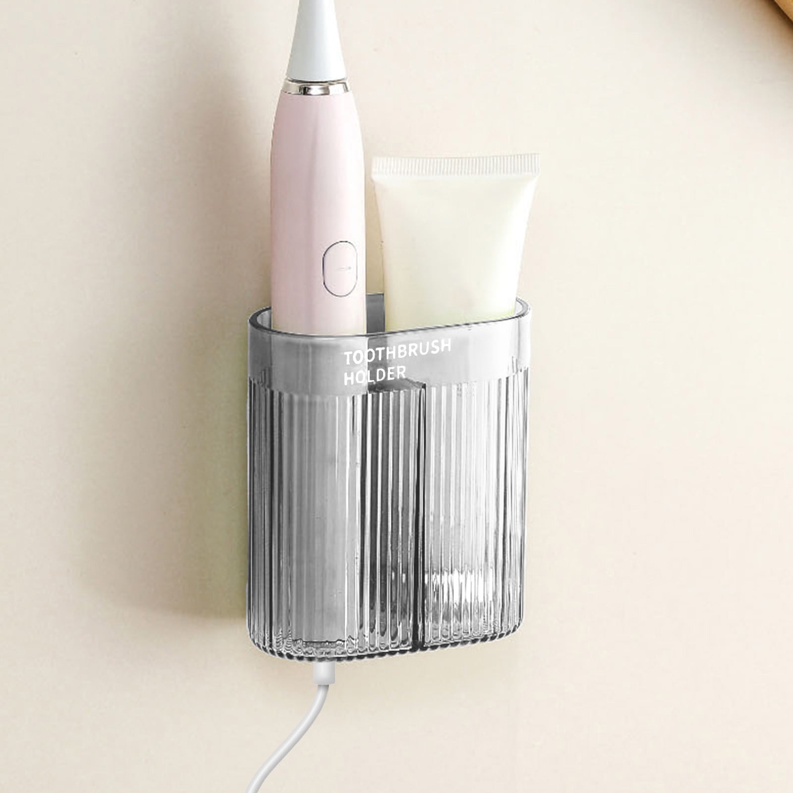 Supervised Tooth Brushing Racks Toothbrush Rack Wall Mounted Organizer | Self Adhesive Plastic Tooth ...