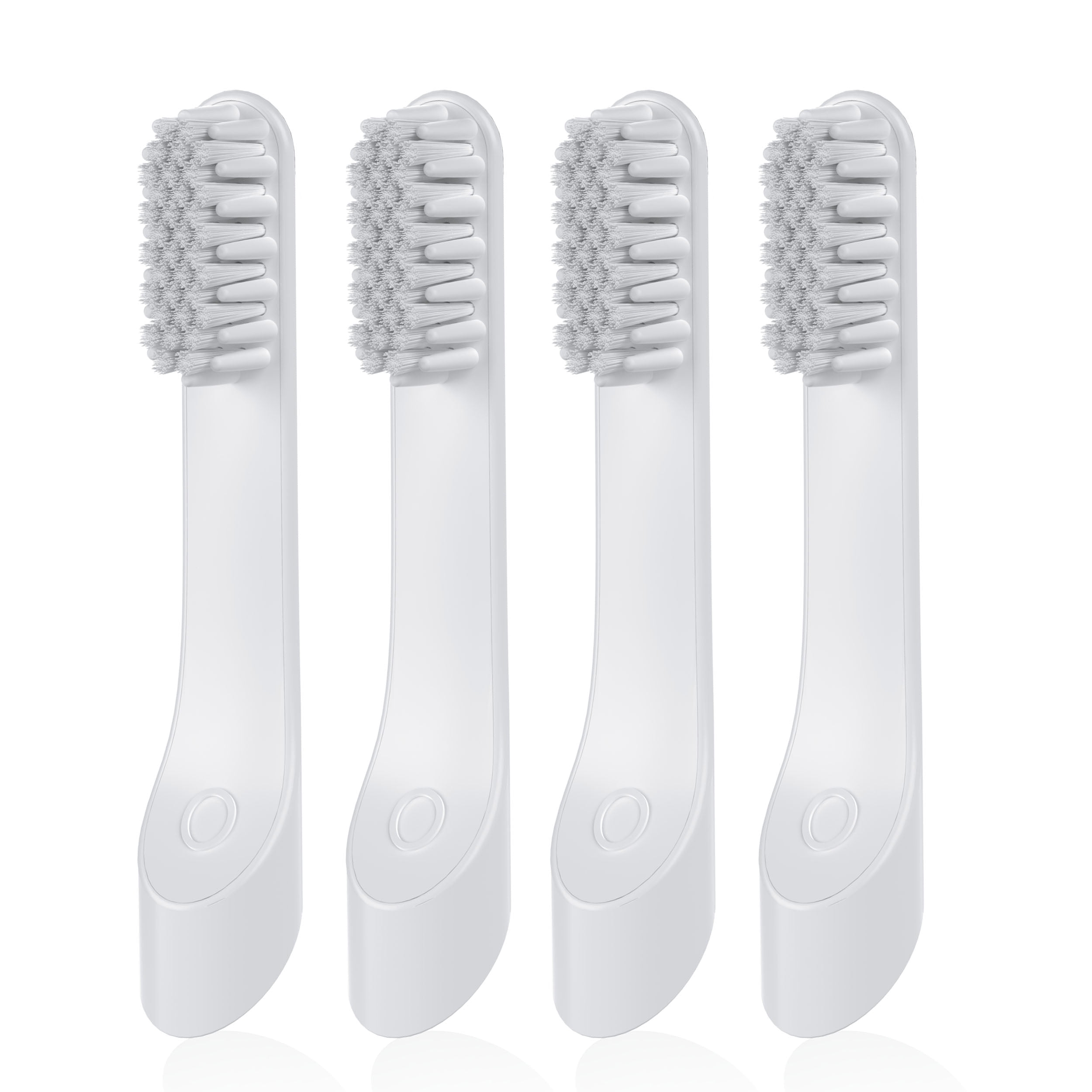 Toothbrush Replacement Heads for Quip - Adult Refill Electric Toothbrush Heads, White, 4-Pack
