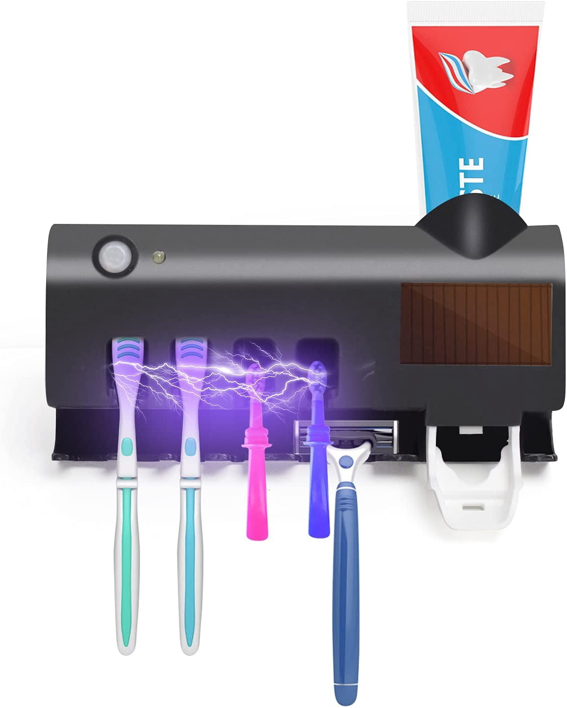Toothbrush Sanitizer Holder，Sterilizer for All Toothbrushes,Shaver ...