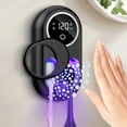 thumbnail image 1 of Toothbrush Sanitizer Holder, Upgraded UV Toothbrush Holder with Dual-Mode Clean & Fan Dry, LED Smart Screen, Auto-Inductive Cover, Toothbrush Wall Mounted Cleaner Organizer for Bathroom, Trip, 1 of 3