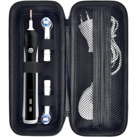 Toothbrush Travel Case Compatible with Pro 1000, 2000, 3000, 3500, 1500/ for ProtectiveClean 4100 5100 Electric Mesh Pocket Accessories - (Bag Only)