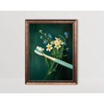 Periodiontax Toothpaste Toothbrush Wall Art Print, Dental, Green Dentist Floral Moody Flowers ...