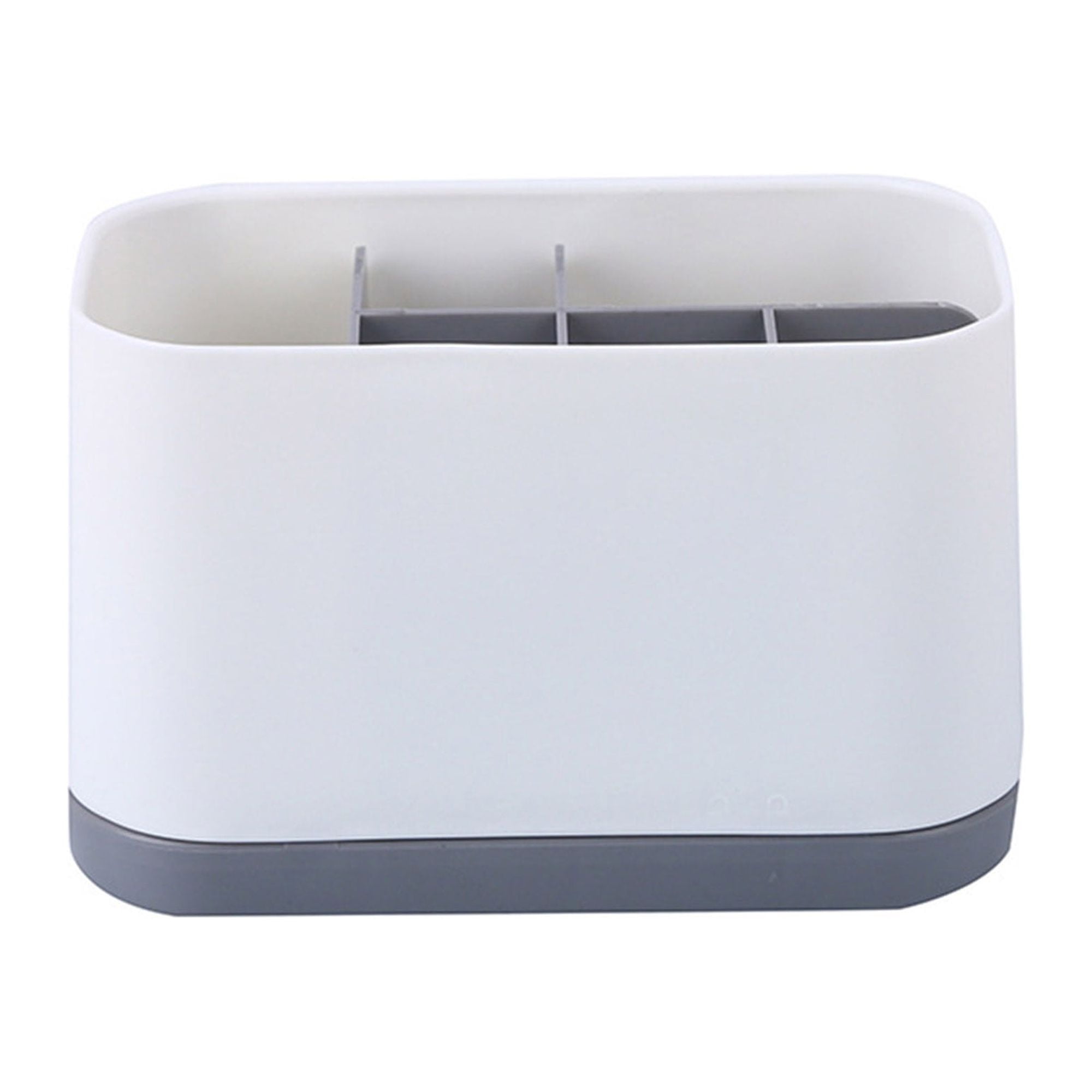 Toothbrush and Toothpaste Holder Drainage for Bathroom Countertop