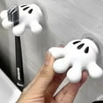 thumbnail image 1 of Toothbrush holder Mickey palm cute seamless hook data cable winder bathroom towel suction cup multi-functional hook5pcs, 1 of 6