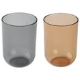 thumbnail image 1 of Toothbrush wash cup fashion transparent mouthwash cup plastic cup couple toothbrush cup - mix style2, 1 of 5