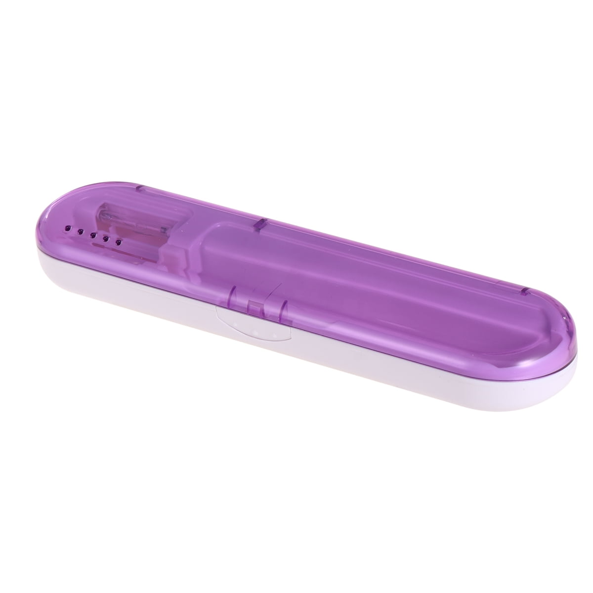 Toothbrushes Sanitizer Case Protector Holder Disinfectant Sterilizer Purple