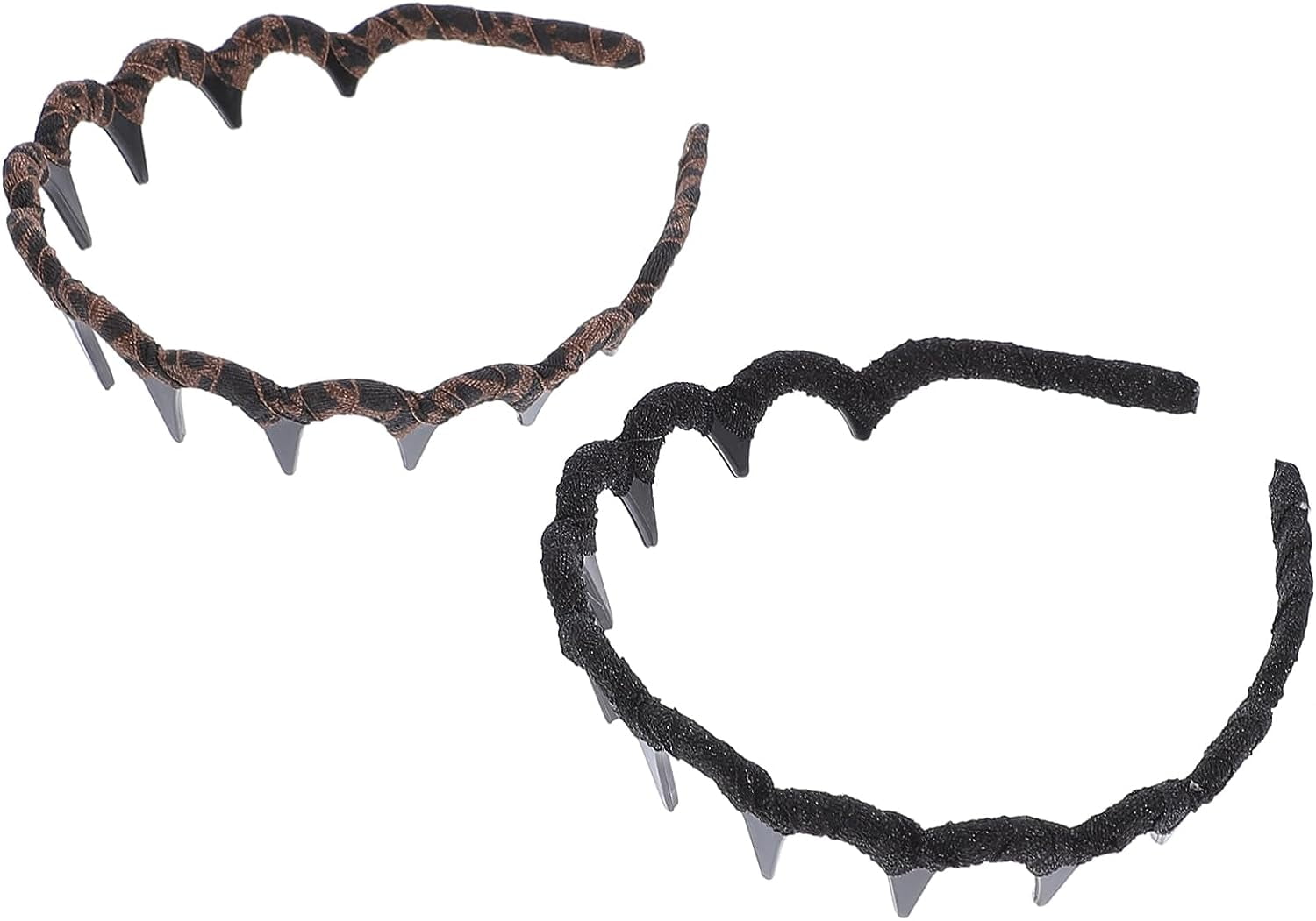 Toothed Headband 2pcs Headband Ladies Headbands Athletic Headbands