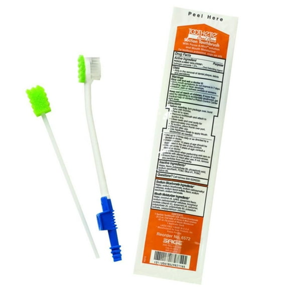 Toothette 6572 Suction Toothbrush Kit, 1 Count