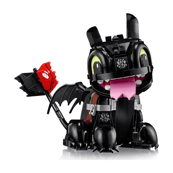 Toothless Dragon Building Set 784 Pieces Posable Night Fury Model How to Train Your Dragon Display Decor