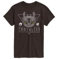 thumbnail image 1 of How to Train Your Dragon - Toothless Line Art  - Men's Short Sleeve Graphic T-Shirt, 1 of 4
