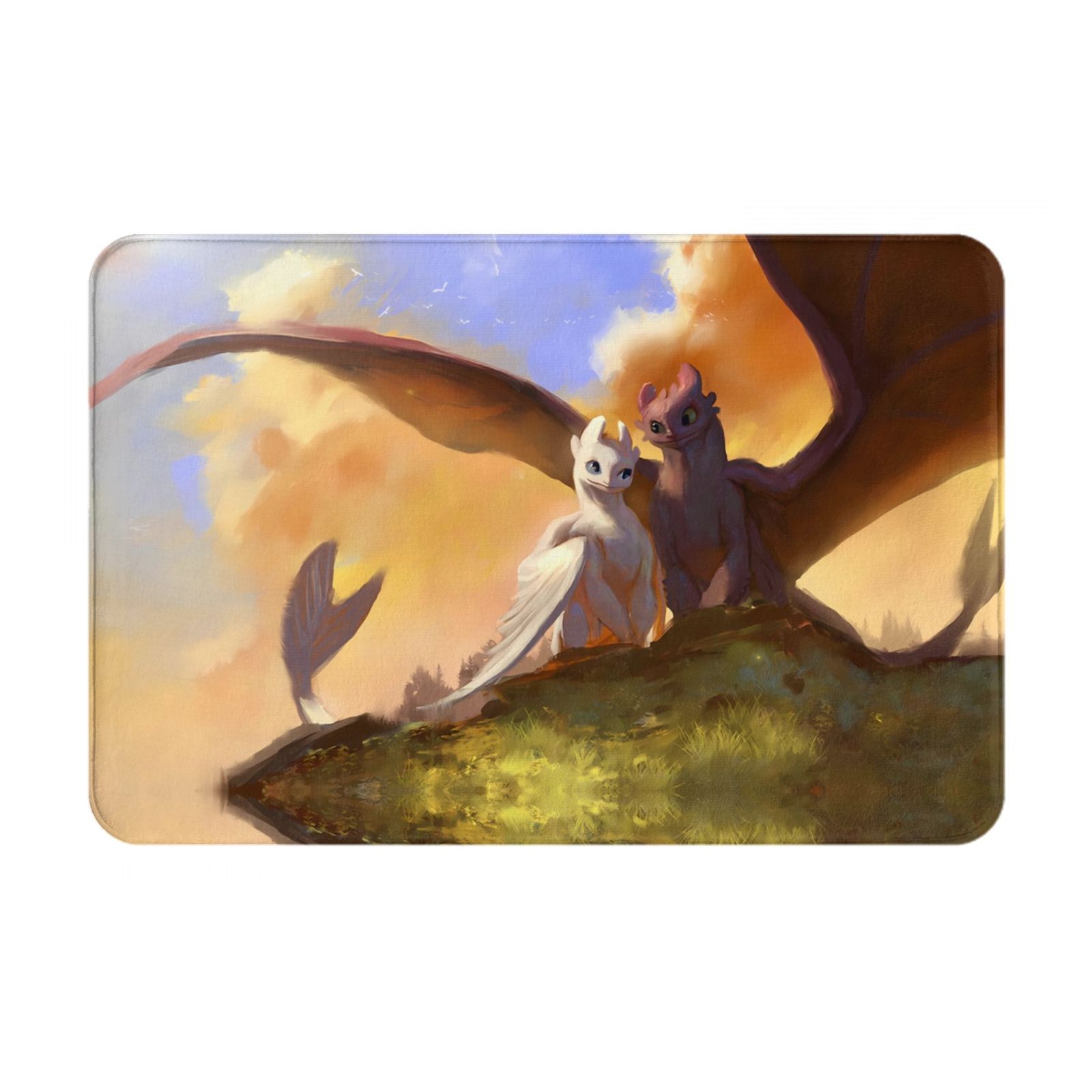 Toothless Night Fury How To Train Your Dragon Outdoor Indoor Door Mats