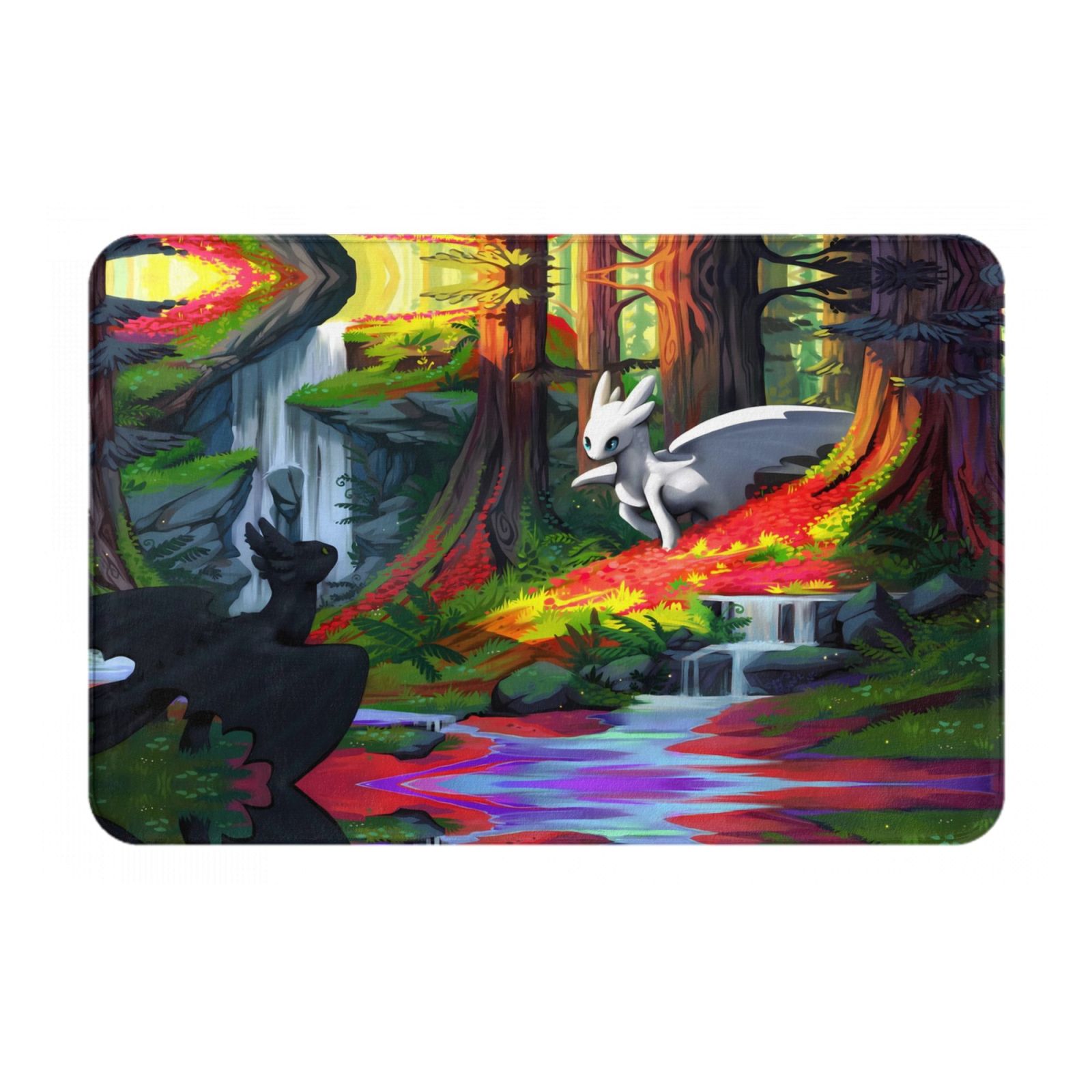 Toothless Night Fury How To Train Your Dragon Outdoor Indoor Door Mats