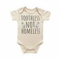 thumbnail image 1 of Toothless Not Homeless Newborn Baby Bodysuit, 1 of 6