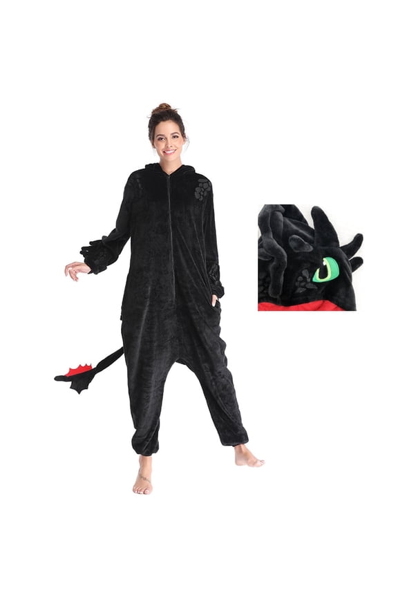 Onesie Dragon Animal Onesie Pajamas Sleepwear Dragon Adult Halloween Party
