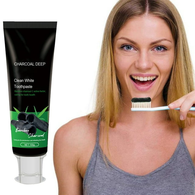 Toothpaste Black Whiten Toothpaste Activated Deep Clean Toothpaste To