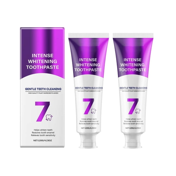 Toothpaste for Deep Stain Removal and Gentle Oral Care - Teeth Brightening Paste for Yellow Stains - Enamel Safe Formula with Vitamin C and Natural Extracts - Soothes Gums and Reduces Sensitivity
