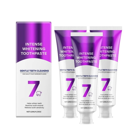 Toothpaste for Deep Stain Removal and Gentle Oral Care - Teeth Brightening Paste for Yellow Stains - Enamel Safe Formula with Vitamin C and Natural Extracts - Soothes Gums and Reduces Sensitivity