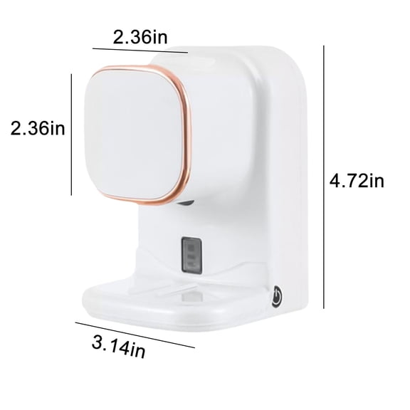 Toothpaste Dispenser Sensor Activated Toothpaste Dispenser Wall Mounted Hands-Free Bathroom Smart Pump Toothbrush Holder with Adjustable Nozzle Sensor Pump