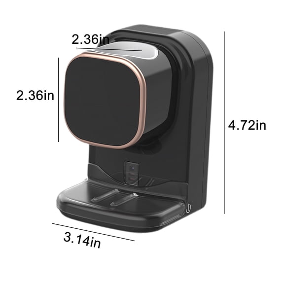 Toothpaste Dispenser Sensor Activated Toothpaste Dispenser Wall Mounted Hands-Free Bathroom Smart Pump Toothbrush Holder with Adjustable Nozzle Sensor Pump