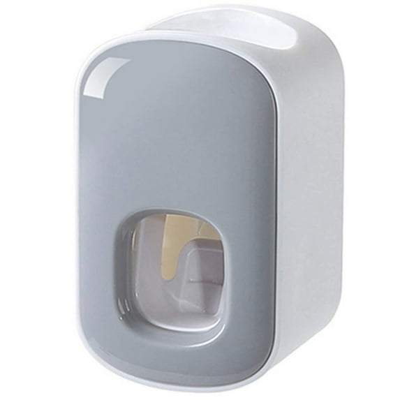 Toothpaste Dispenser (Squeeze Holder, Wall Mount), White, Automatic Toothpaste Dispenser, Quantitative, Usb Rechargeable, No Touch, Meiiso